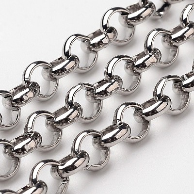 Tarnish Resistant 304 Stainless Steel Rolo Chains CHS-L015-53-1