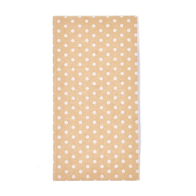 Eco-Friendly Polka Dot Pattern Kraft Paper Bags X-AJEW-M207-A01-01-1