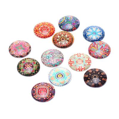 Glass Cabochons GGLA-T001-12mm-012-1