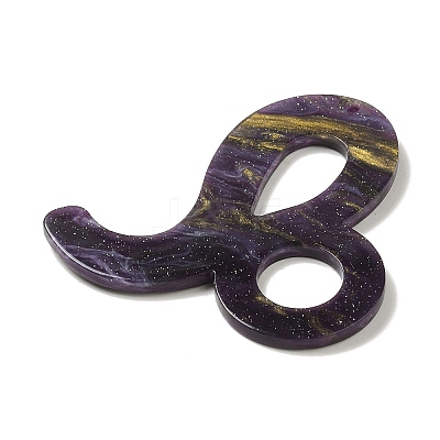 Acrylic Keychain Pendants LS-SACR-S608-04G-02-1