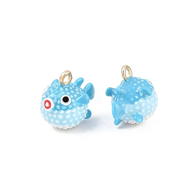 Alloy Enamel Pendants AL-CBA8C77-03G-01-1