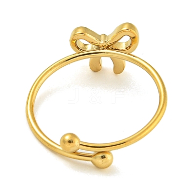 Ion Plating(IP) 304 Stainless Steel Adjustable Rings RJEW-K283-10G-1