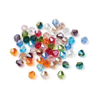 400Pcs 10 Colors Electroplate Glass Beads Strands EGLA-YW0001-15-1