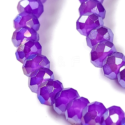 Baking Electroplate Glass Beads Strands LS-DGLA-A039-J2MM-B05-1
