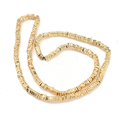 Electroplated Synthetic Non-magnetic Hematite Beads Strands G-C136-B01-01-1