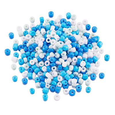 Opaque Glass Round Seed Beads GLAA-TAC0025-07A-05-1