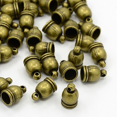 Tibetan Style Cord Ends TIBE-4736-AB-FF-1