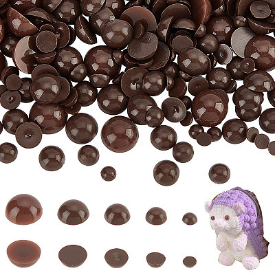 5 Style Craft Resin Doll Eyes Cabochons DOLL-PH0001-22-1