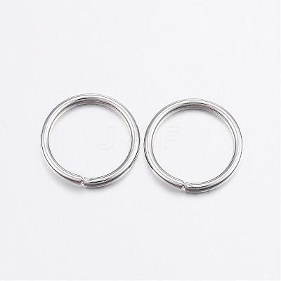 Tarnish Resistant 304 Stainless Steel Open Jump Rings STAS-P151-01-1