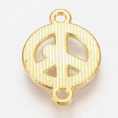 Alloy Rhinestone Links connectors ALRI-S170-33G-1