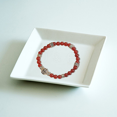 3 Strands Natural Carnelian Beads Strands G-GO0001-10-1