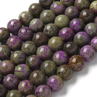 Natural Atlantisite Stichtite Beads Strands G-C168-A01-03-1