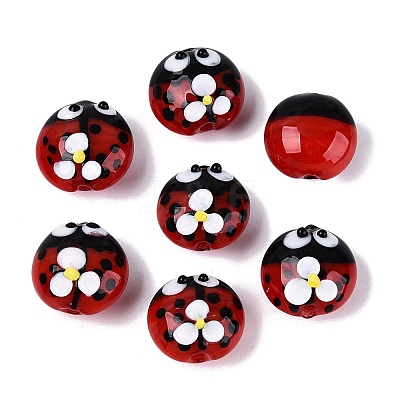 Handmade Bumpy Lampwork Beads LAMP-Q039-15D-1