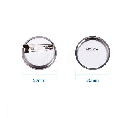 DIY Iron Brooch Findings IFIN-PH0023-60P-1