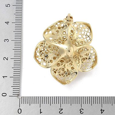 Rack Plating Brass Pendants KK-G515-28G-1
