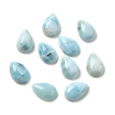 Natural Larimar Cabochons G-E616-03C-1
