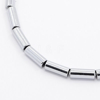 Grade A Electroplate Non-magnetic Synthetic Hematite Beads Strands G-N0014-27A-1
