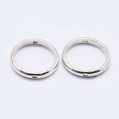 925 Sterling Silver Bead Frames STER-F036-13S-13mm-1