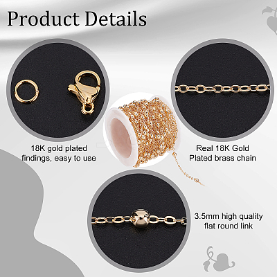 DIY Chain Bracelet Necklace Making Kits DIY-BBC0001-11-1