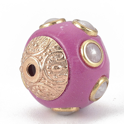 Handmade Indonesia Beads IPDL-Q041-103L-G-1