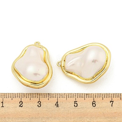 Rack Plating Brass Pendants KK-C049-01G-1