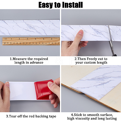 Self-Adhesive PVC Floor Door Flat Transition Strips DIY-WH20012-13C-1