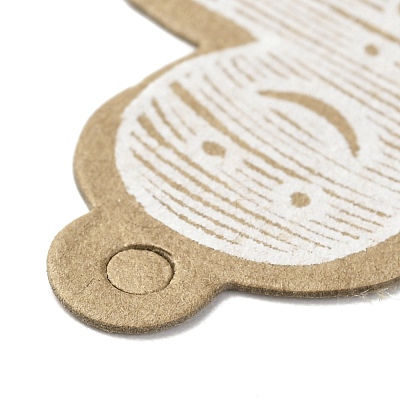 Christmas Theme Kraft Paper Gift Tags CDIS-L008-A06-1