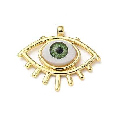 Real 18K Gold Plated Brass Pendants KK-L209-004G-02-1