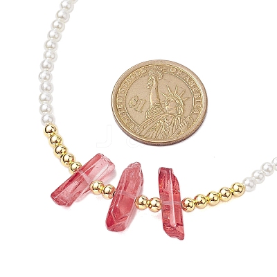 ABS Plastic Imitation Pearl Beaded Necklaces NJEW-JN04859-04-1
