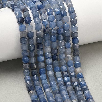 Natural Blue Aventurine Beads Strands G-F797-A24-01-1