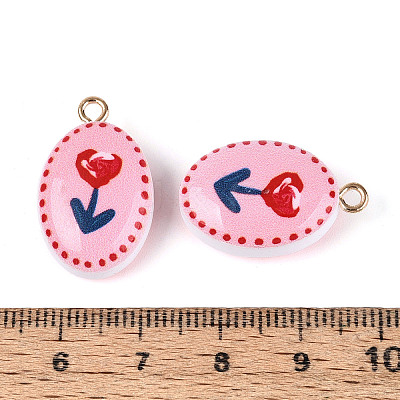 Printed Acrylic Pendants OACR-T030-48-1