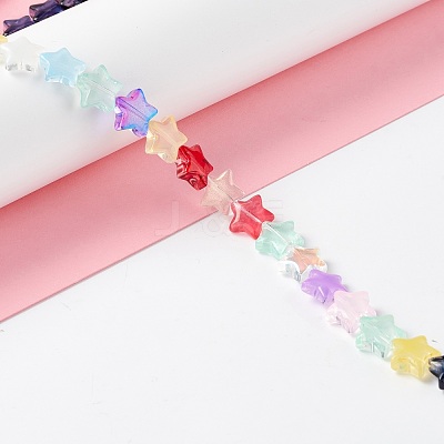 Transparent Glass Beads Strand GLAA-K057-01B-1