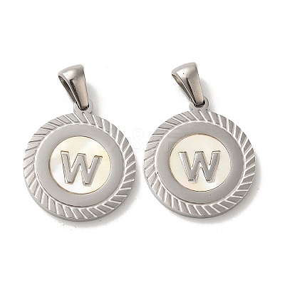 304 Stainless Steel Pendants STAS-I204-W-P-1