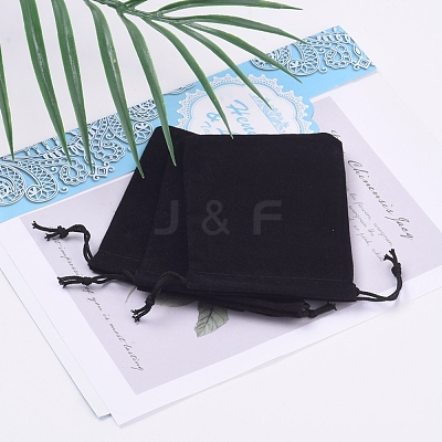 Velvet Cloth Drawstring Bags TP-C001-70X90mm-4-1