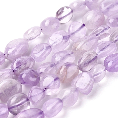 Natural Lavender Amethyst Beads Strands G-L478-51-1