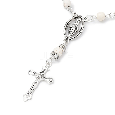 Alloy Cross Charm Bracelets BJEW-TA00423-02-1