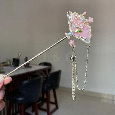 Alloy Enamel Hair Sticks PW-WGF8E93-01-1