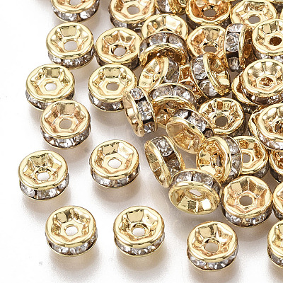 Brass Cubic Zirconia Beads X-KK-T055-024G-NF-1
