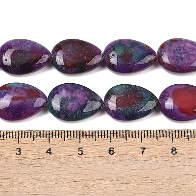 Two Tone Natural White Jade Beads Strands G-Z105-B01-01F-1