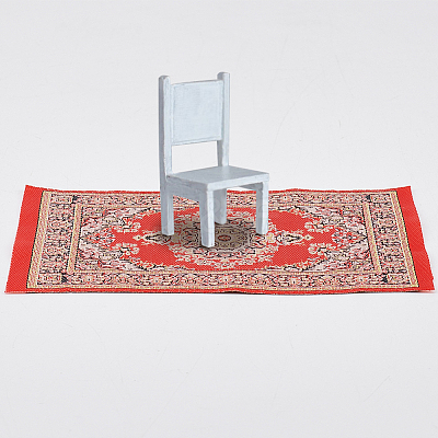8Pcs 8 Styles Cloth Miniature Turkish Carpets AJEW-GO0001-70-1