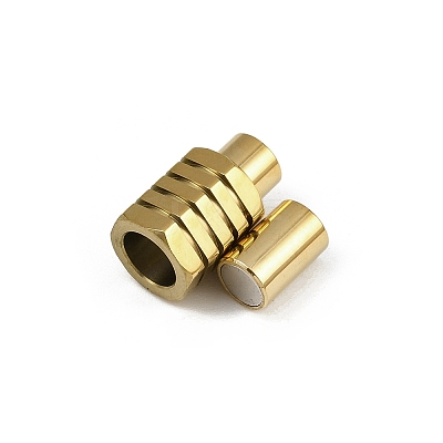 304 Stainless Steel Magnetic Clasps STAS-C127-18D-G-1