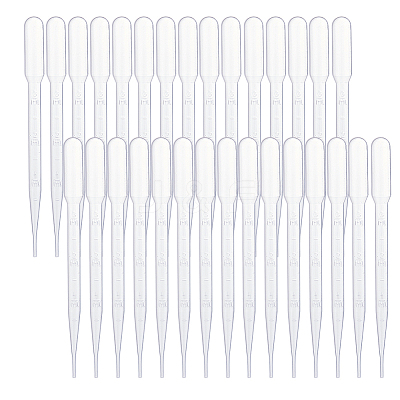 3ML Disposable Plastic Dropper LS-TOOL-WH0022-01-1