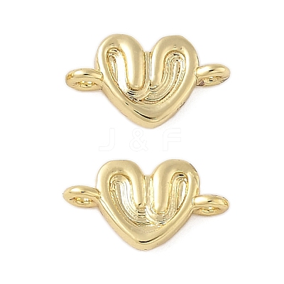 Brass Connector Charms KK-L245-12G-1