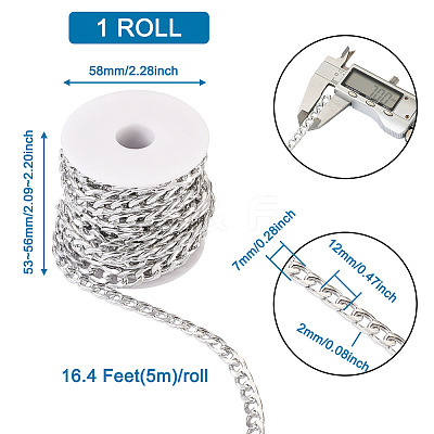 Aluminum Twisted Chains Curb Chains CHA-YS0001-02-1