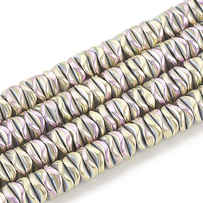 Electroplate Non-magnetic Synthetic Hematite Beads Strands X-G-N0322-01C-1
