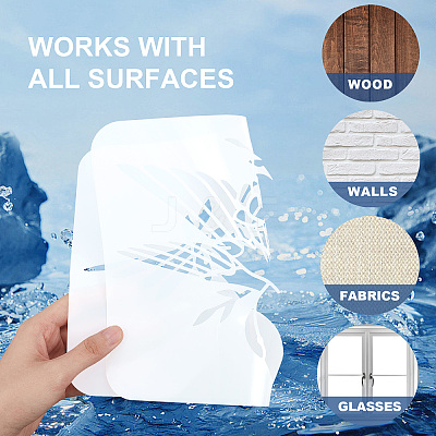 1 Pc PET Hollow Out Drawing Painting Stencils DIY-MA0002-21D-1