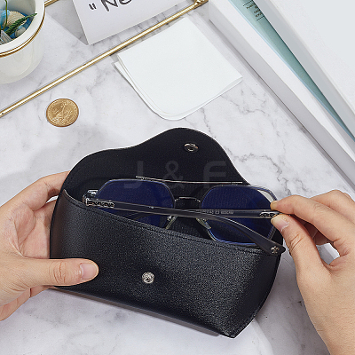 1Pc PVC Leather Eyeglass Cases AJEW-CN0005-75-1