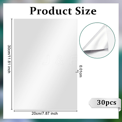 Rectangle Tinfoil Paper Sheets for Craft Engraving LS-DIY-WH0671-302B-01-1