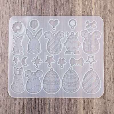Easter DIY Pendant Molds LS-AJEW-U023-01B-1