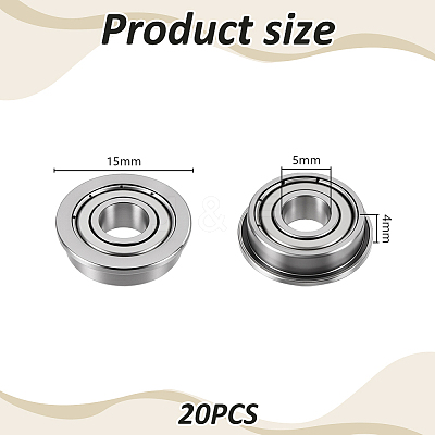 20Pcs Chromium Steel Bearing FIND-GA0007-29A-1